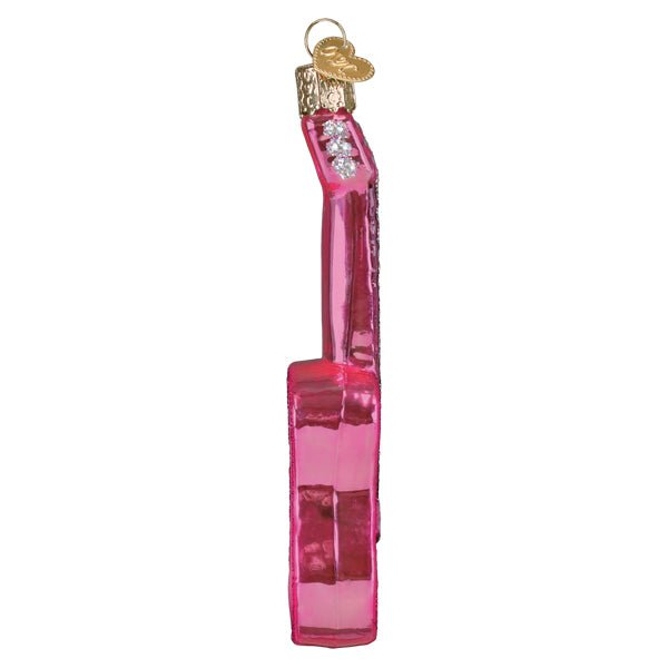 Shop For Glittered Glam Guitar Ornament