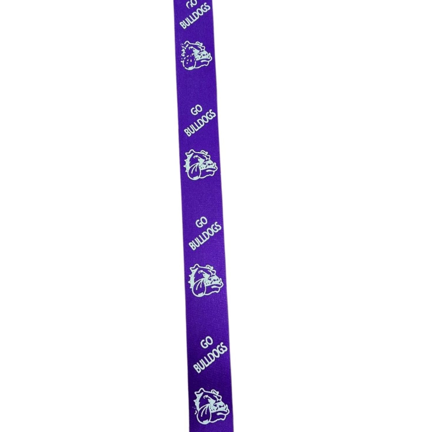 Shop For Go Bulldogs Homecoming Ribbon (Purple/White), Size 9