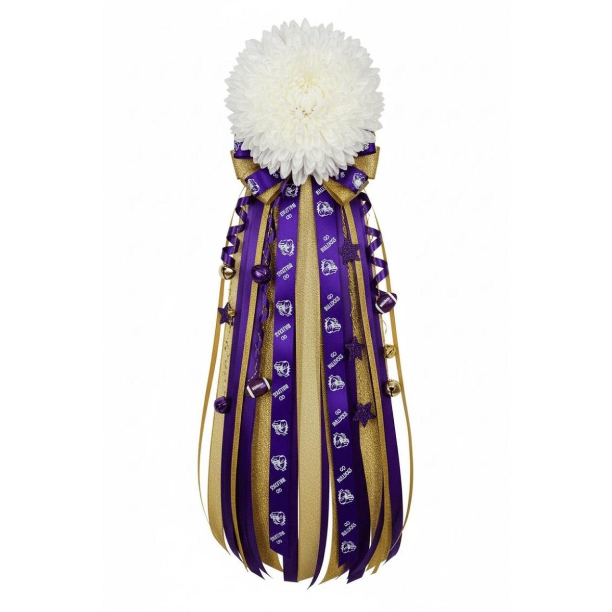 Shop For Go Bulldogs Homecoming Ribbon (Purple/White), Size 9