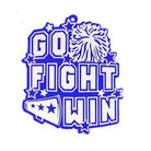 Shop For Go Fight Win Charm: Royal/White