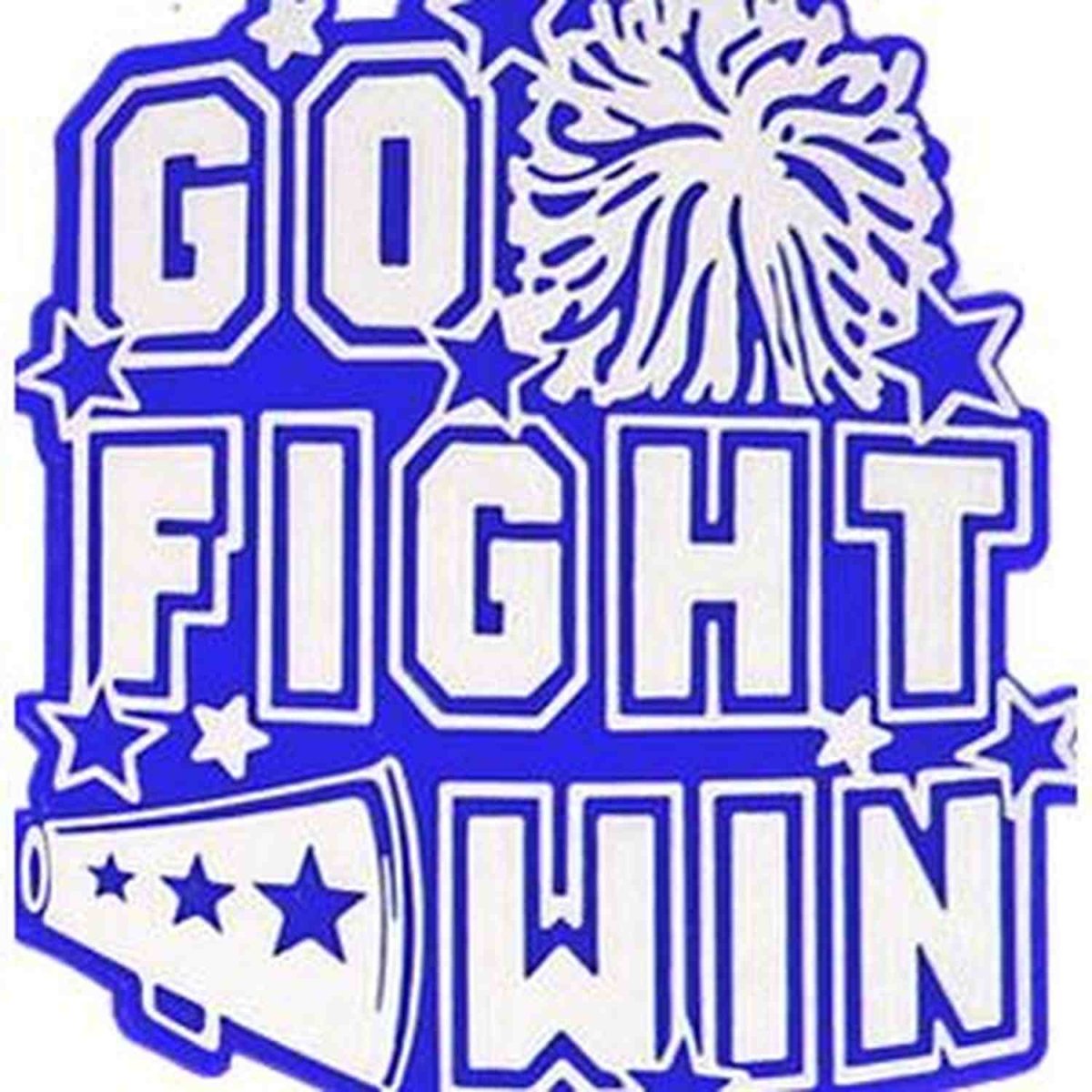 Shop For Go Fight Win Charm: Royal/White