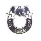 Shop For Go Team Horseshoe Trinket: Black/White