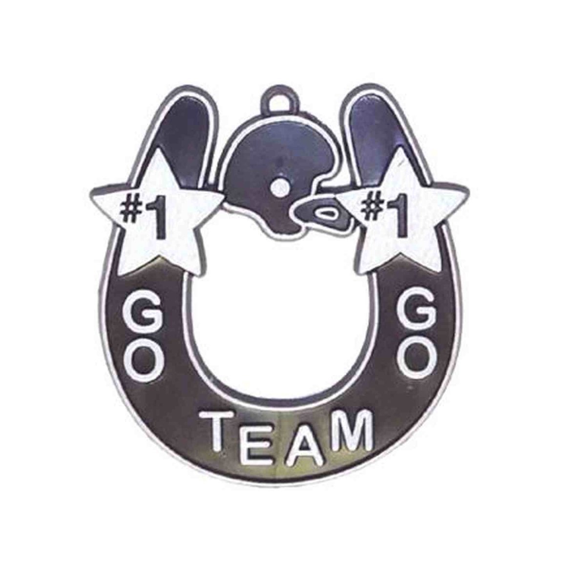 Shop For Go Team Horseshoe Trinket: Black/White