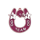 Shop For Go Team Horseshoe Trinket: Burgundy/White