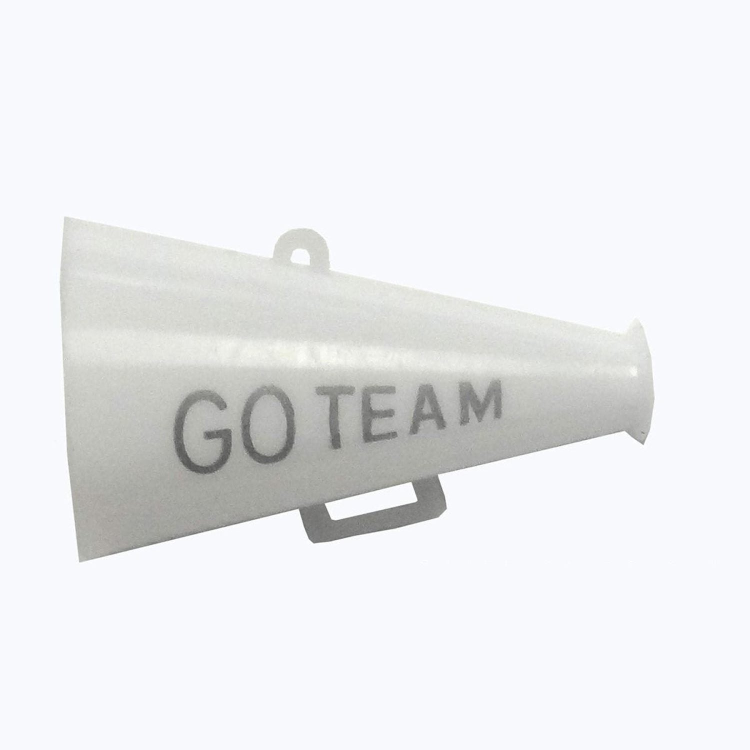 Shop For Go Team Megaphone Charm: White/Silver