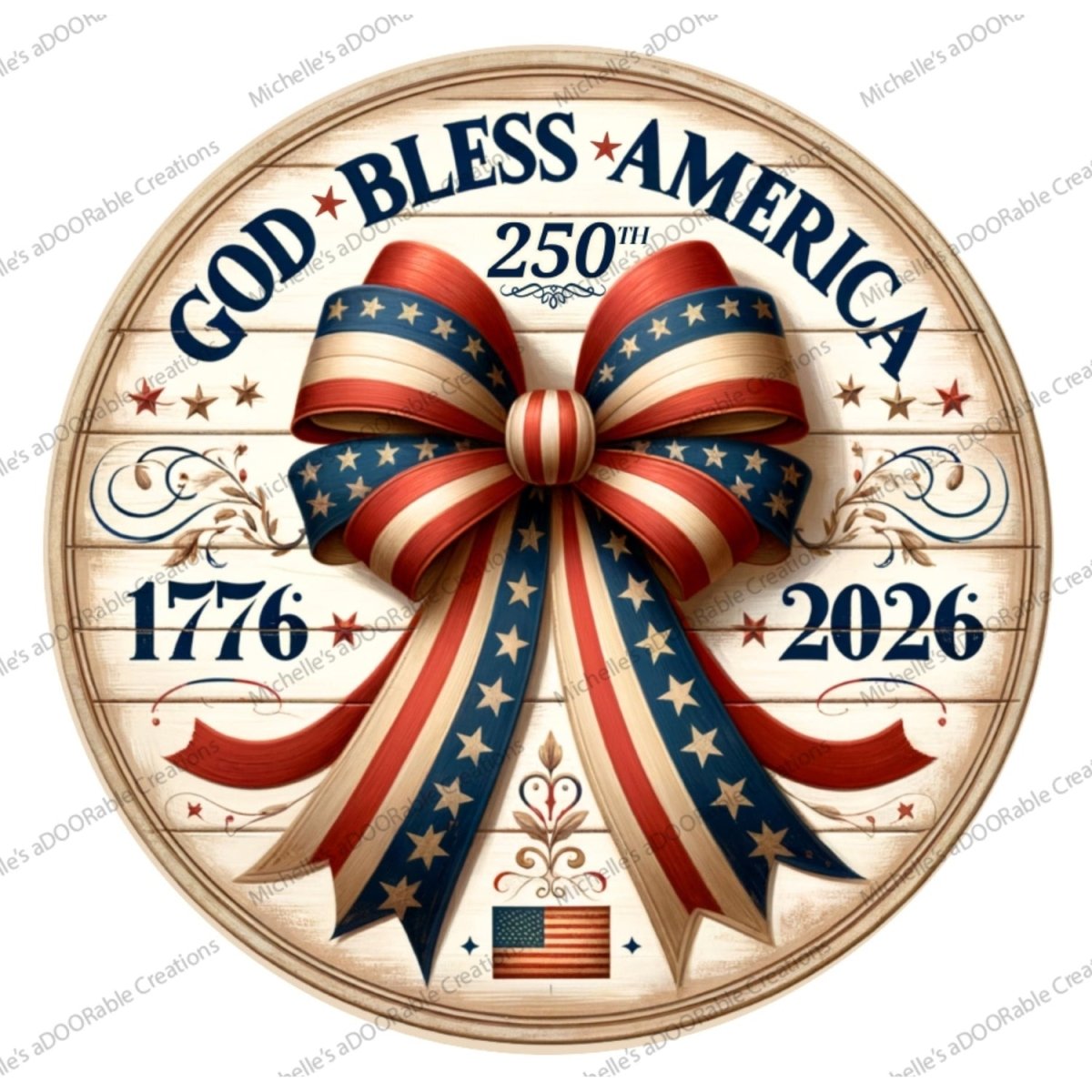 Shop For God Bless America 250th Bow Sign