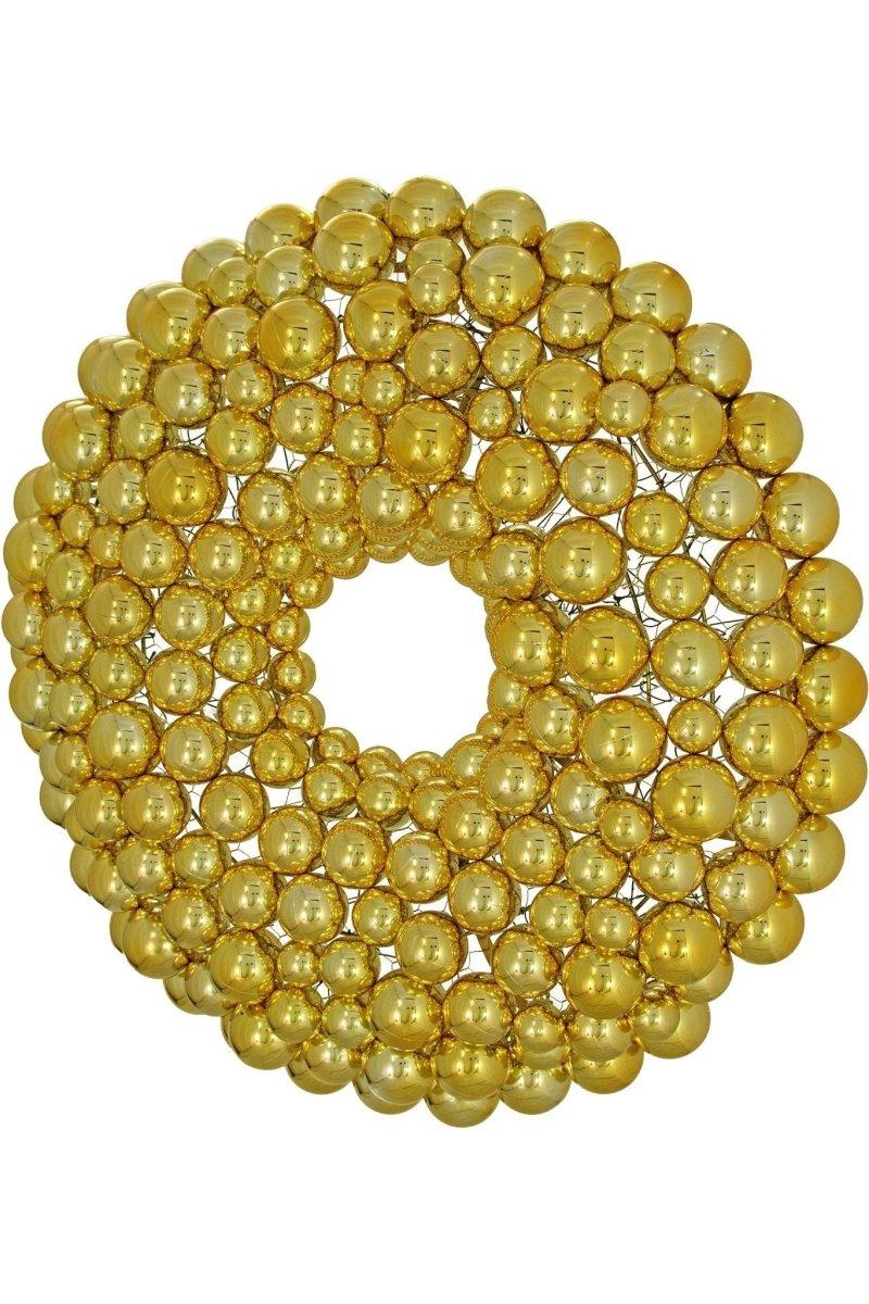 Shop For Gold Ball Ornament Wreath