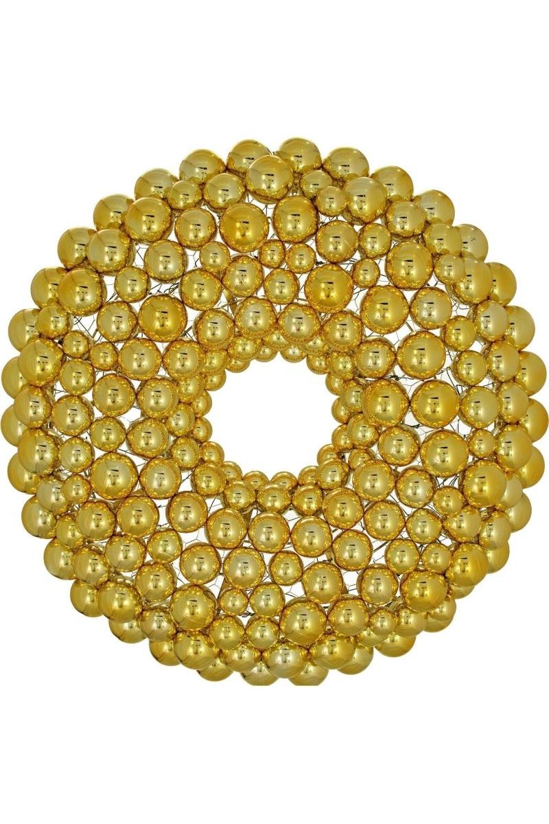 Shop For Gold Ball Ornament Wreath