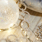 Shop For Gold Crystal Circle Christmas Garland, 36"