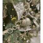 Shop For Gold Crystal Circle Christmas Garland, 36"