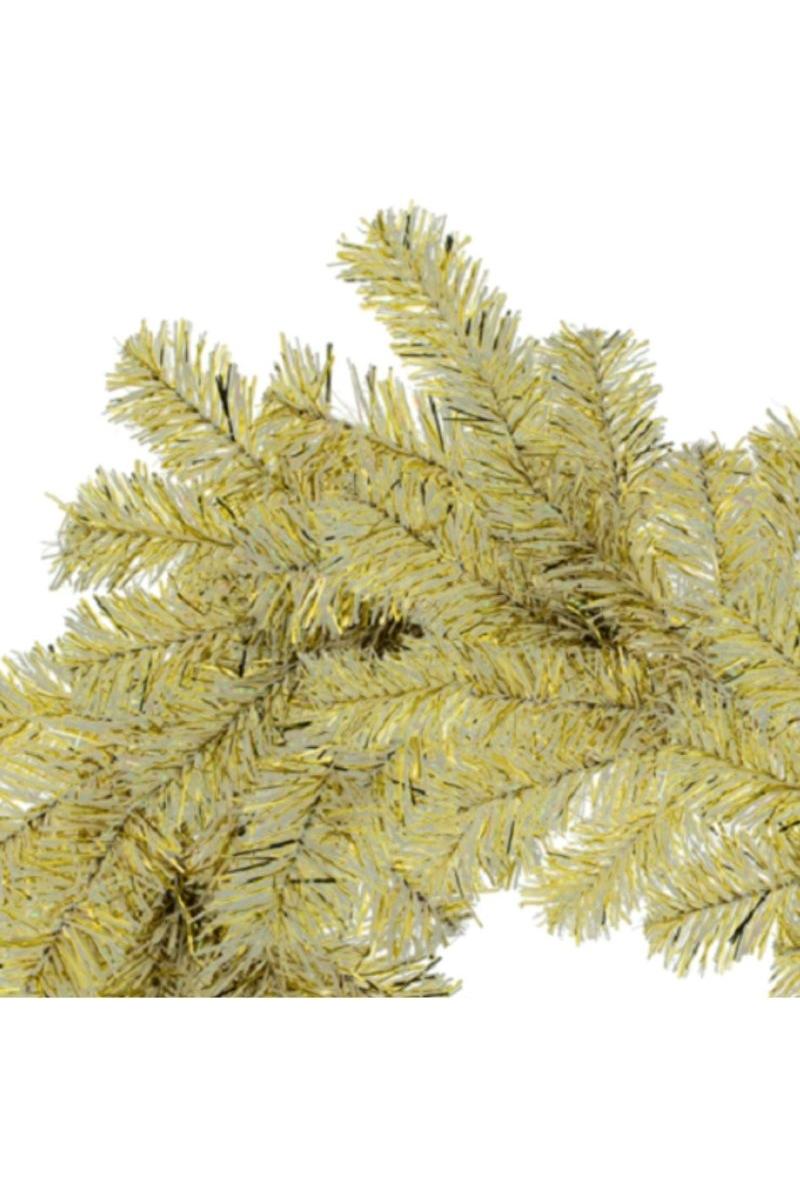 Shop For Gold & Silver Tinsel Christmas Garland