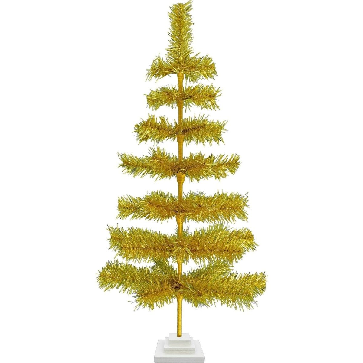 Shop For Gold Tinsel Christmas Tree