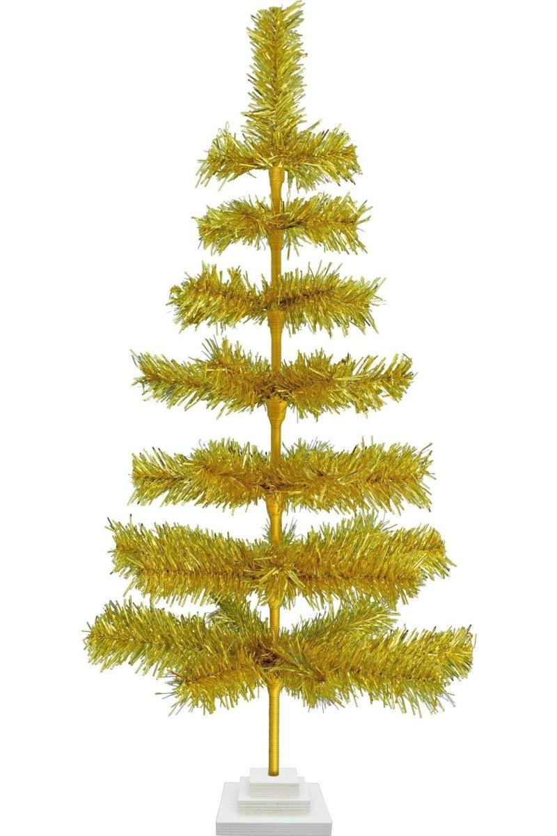 Shop For Gold Tinsel Christmas Tree