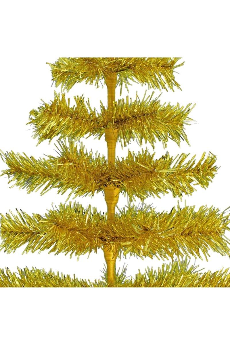 Shop For Gold Tinsel Christmas Tree