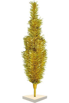 Shop For Gold Tinsel Christmas Tree