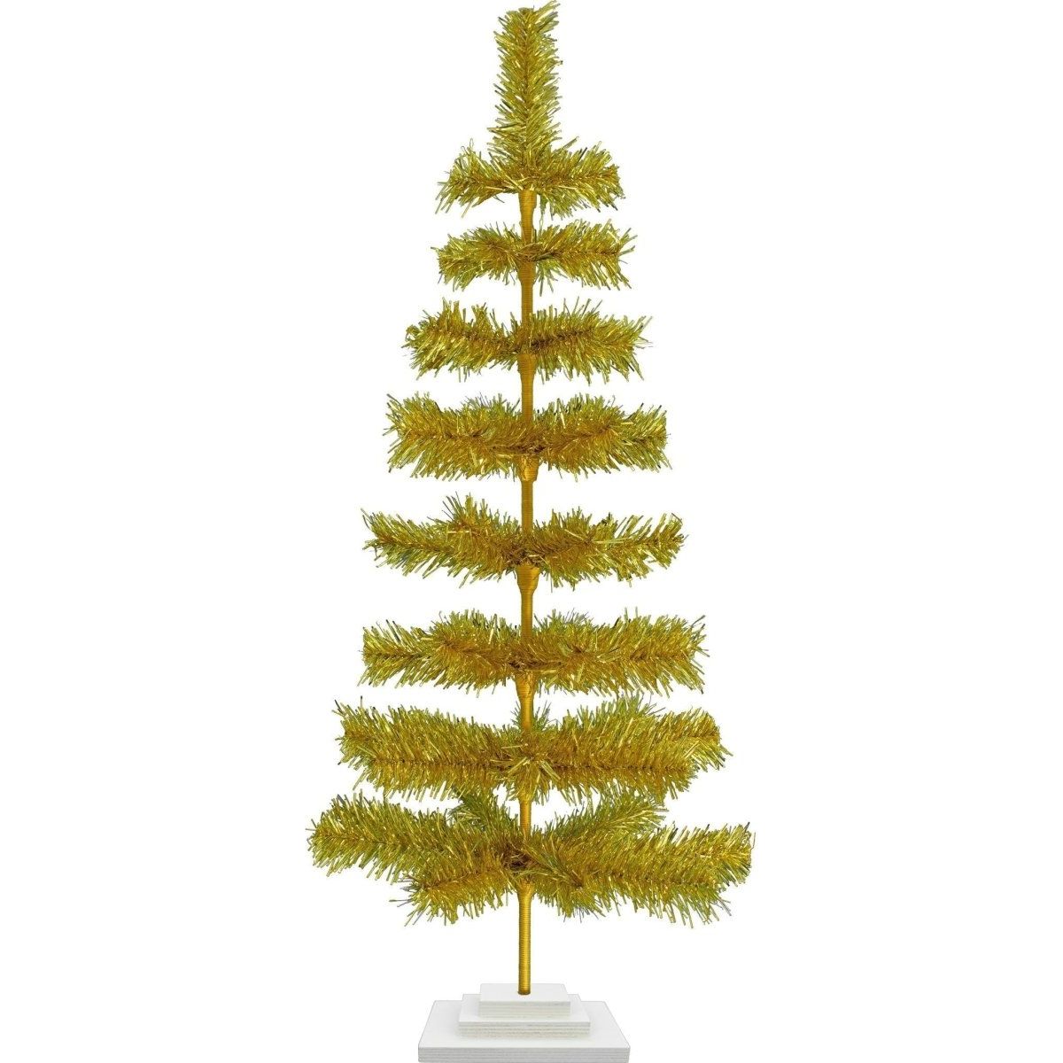 Shop For Gold Tinsel Christmas Tree