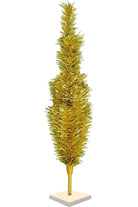 Shop For Gold Tinsel Christmas Tree