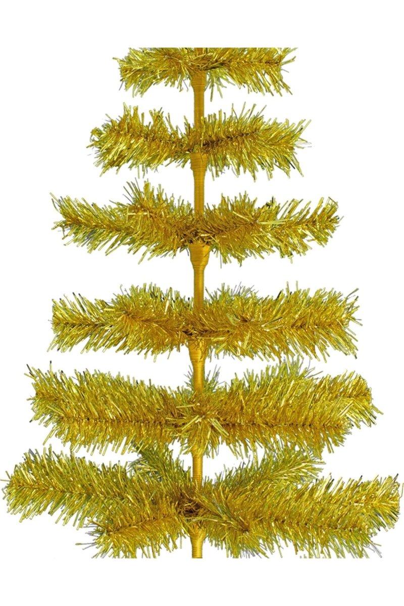 Shop For Gold Tinsel Christmas Tree