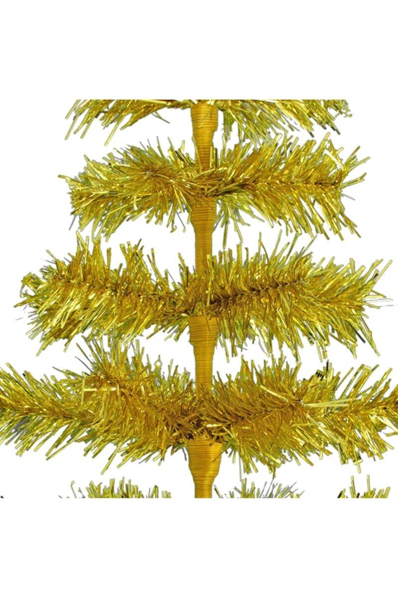 Shop For Gold Tinsel Christmas Tree