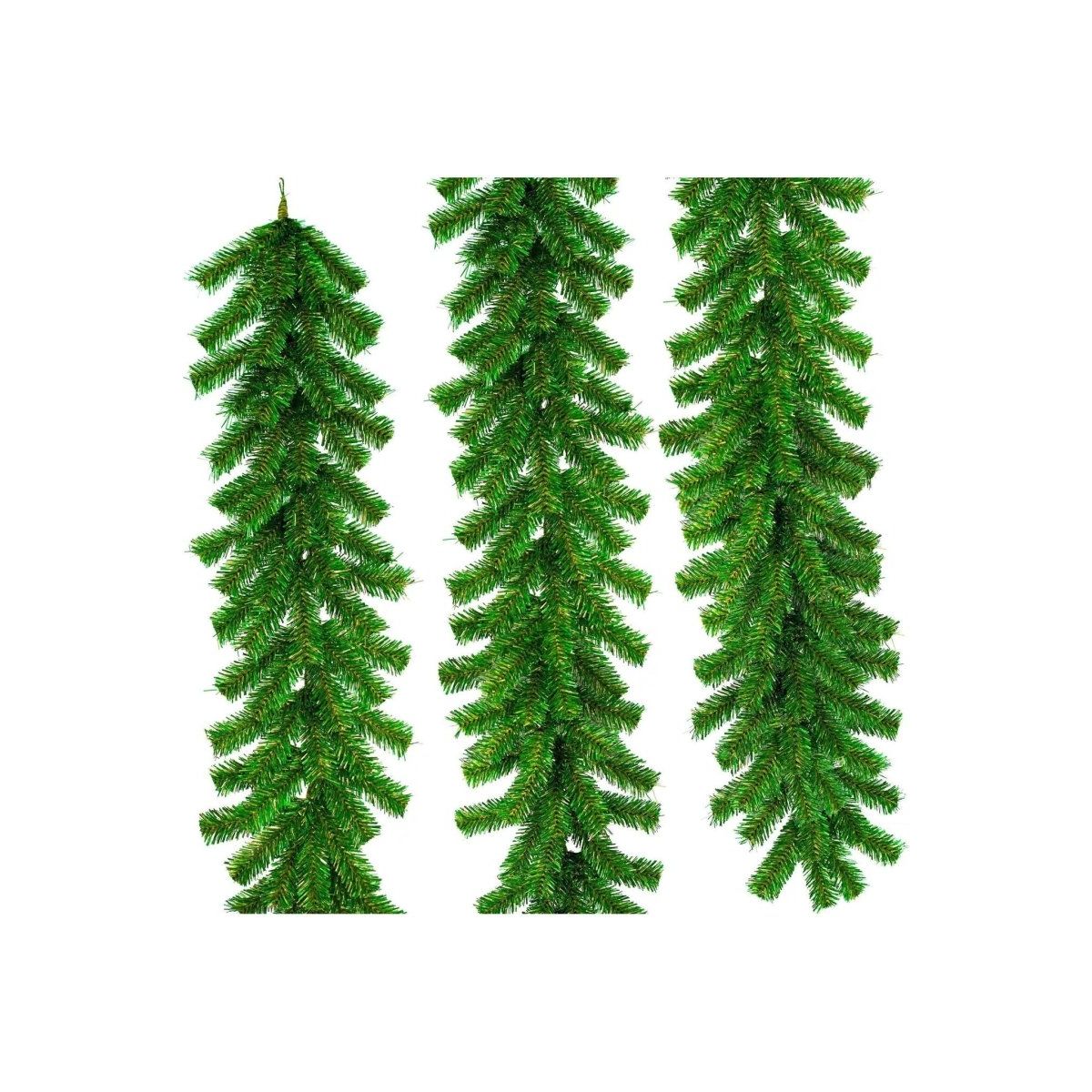 Shop For Green Gold Tinsel Christmas Garland