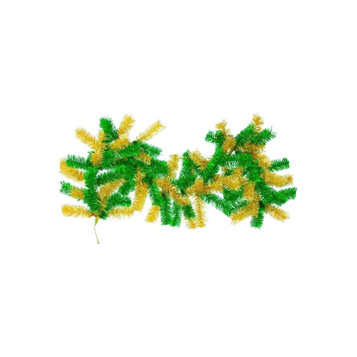 Shop For Green Gold Tinsel Christmas Garland