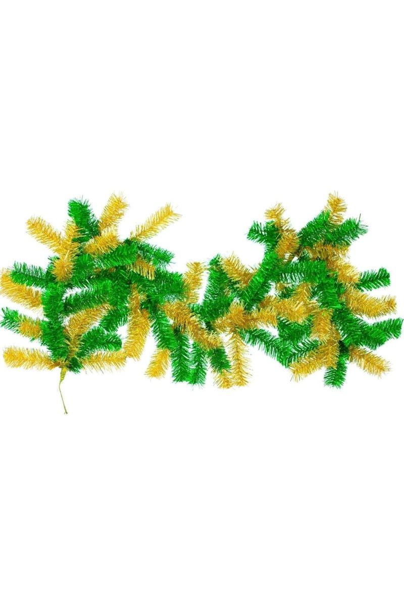 Shop For Green Gold Tinsel Christmas Garland