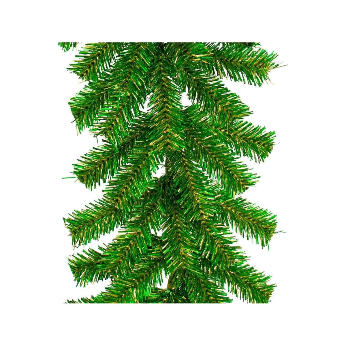 Shop For Green Gold Tinsel Christmas Garland