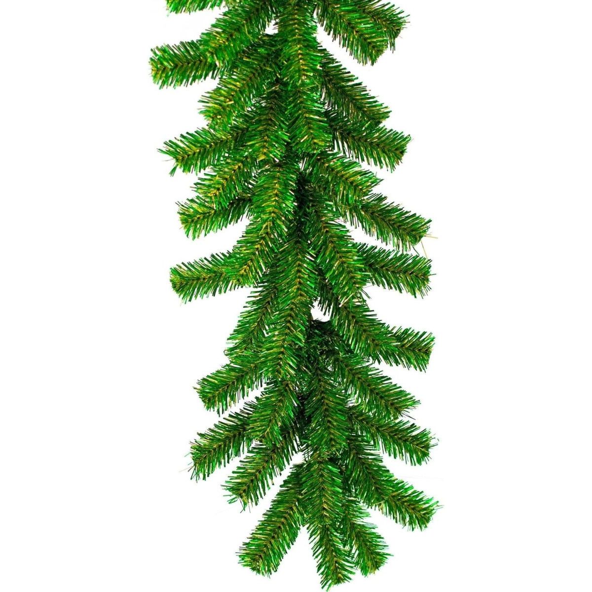Shop For Green Gold Tinsel Christmas Garland