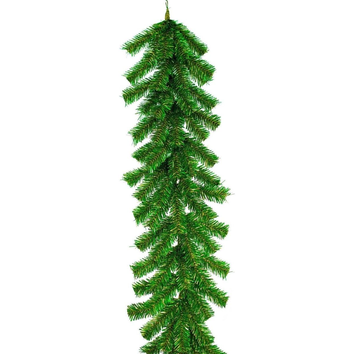 Shop For Green Gold Tinsel Christmas Garland