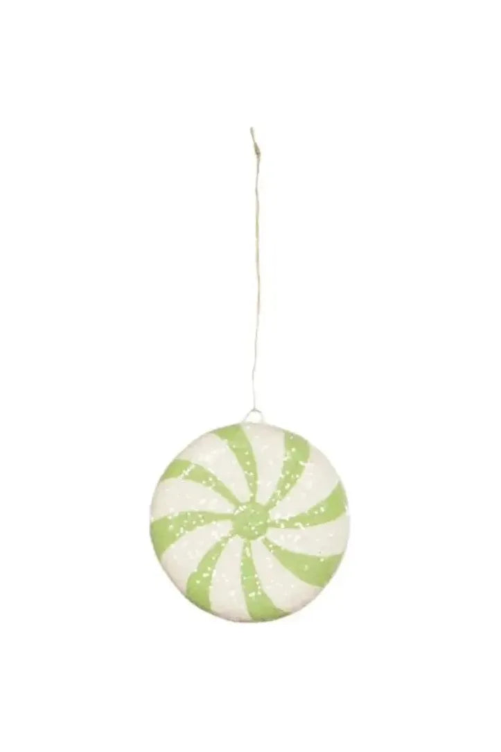 Shop For Green Peppermint Ornament at Michelle's aDOORable Creations