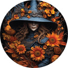 Shop For Halloween 2D Witch Sunflowers Sign