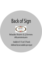 Shop For Halloween Candy Shop Round Sign