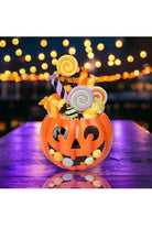 Shop For Halloween Carnival 17 - Inch Candy Pumpkin at Michelle's aDOORable Creations