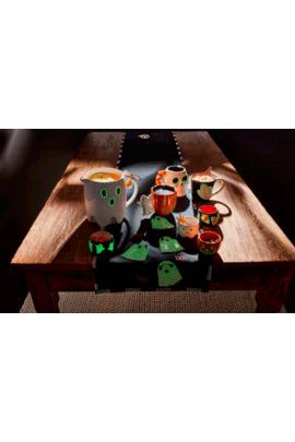 Shop For Halloween Glow Mugs: Ghost, Pumpkin, Skeleton at Michelle's aDOORable Creations