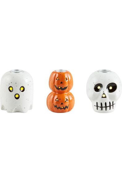 Shop For Halloween LED Taper Candle Set at Michelle's aDOORable Creations