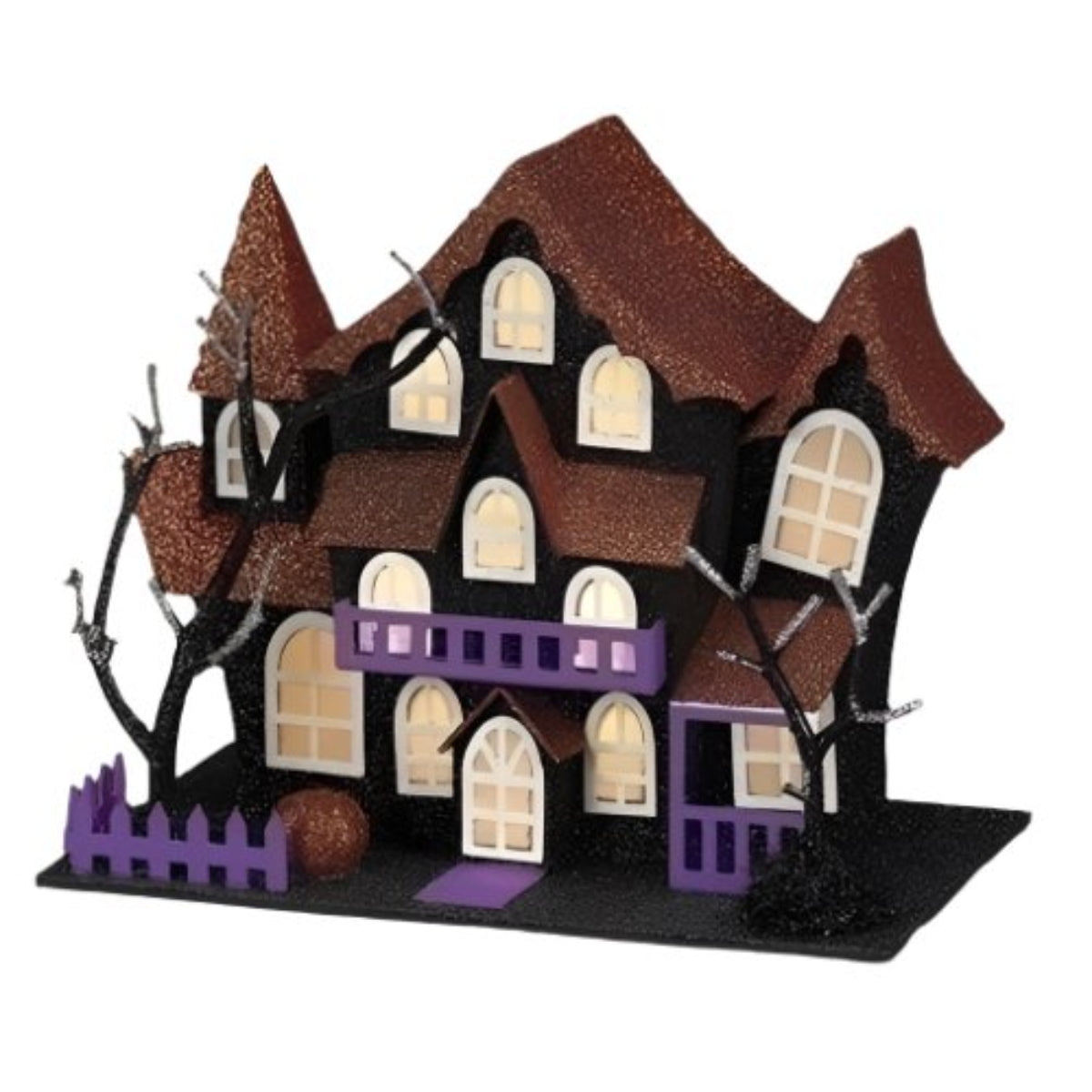 Shop For Halloween Lighted Haunted House: Orange at Michelle's aDOORable Creations