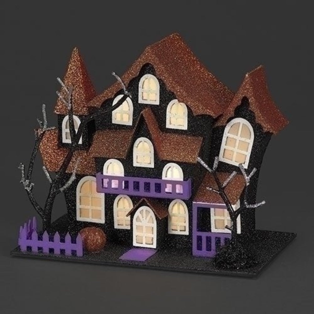 Shop For Halloween Lighted Haunted House: Orange at Michelle's aDOORable Creations