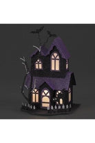 Shop For Halloween Lighted Haunted House: Purple at Michelle's aDOORable Creations