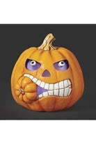 Shop For Halloween Lighted Pumpkin Face at Michelle's aDOORable Creations