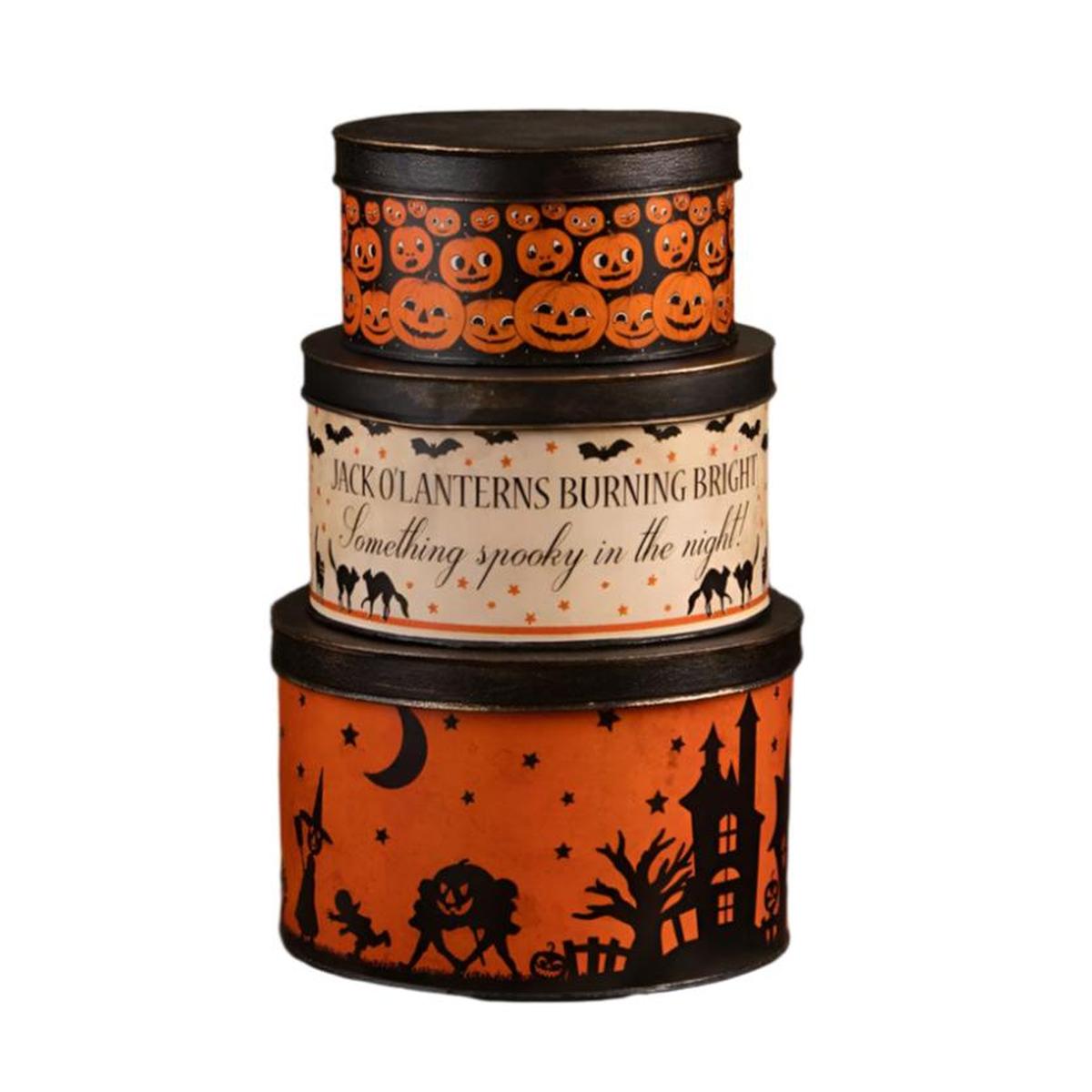 Shop For Halloween Vintage Tins, Set of 3