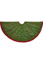 Shop For Hand Beaded Starburst Green Christmas Tree Skirt at Michelle's aDOORable Creations