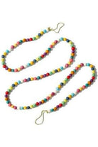 Shop For Hand Felted Wool Christmas Garland Multicolor Balls at Michelle's aDOORable Creations