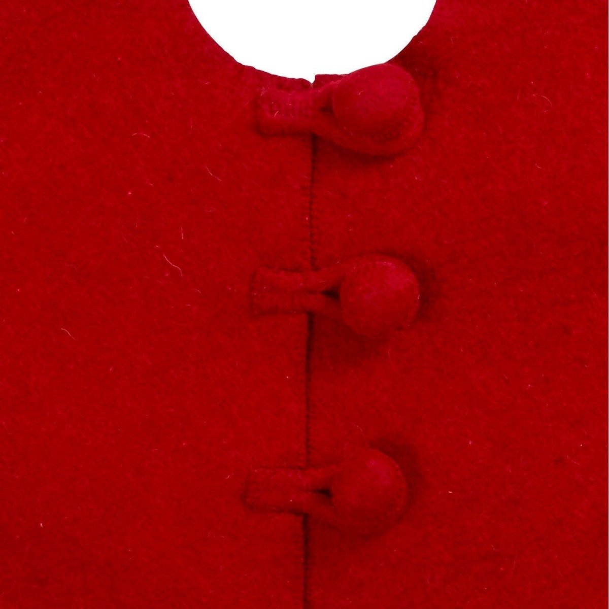 Shop For Handmade Mistletoe Border Red Mini Christmas Tree Skirt - 26" Arcadia Home