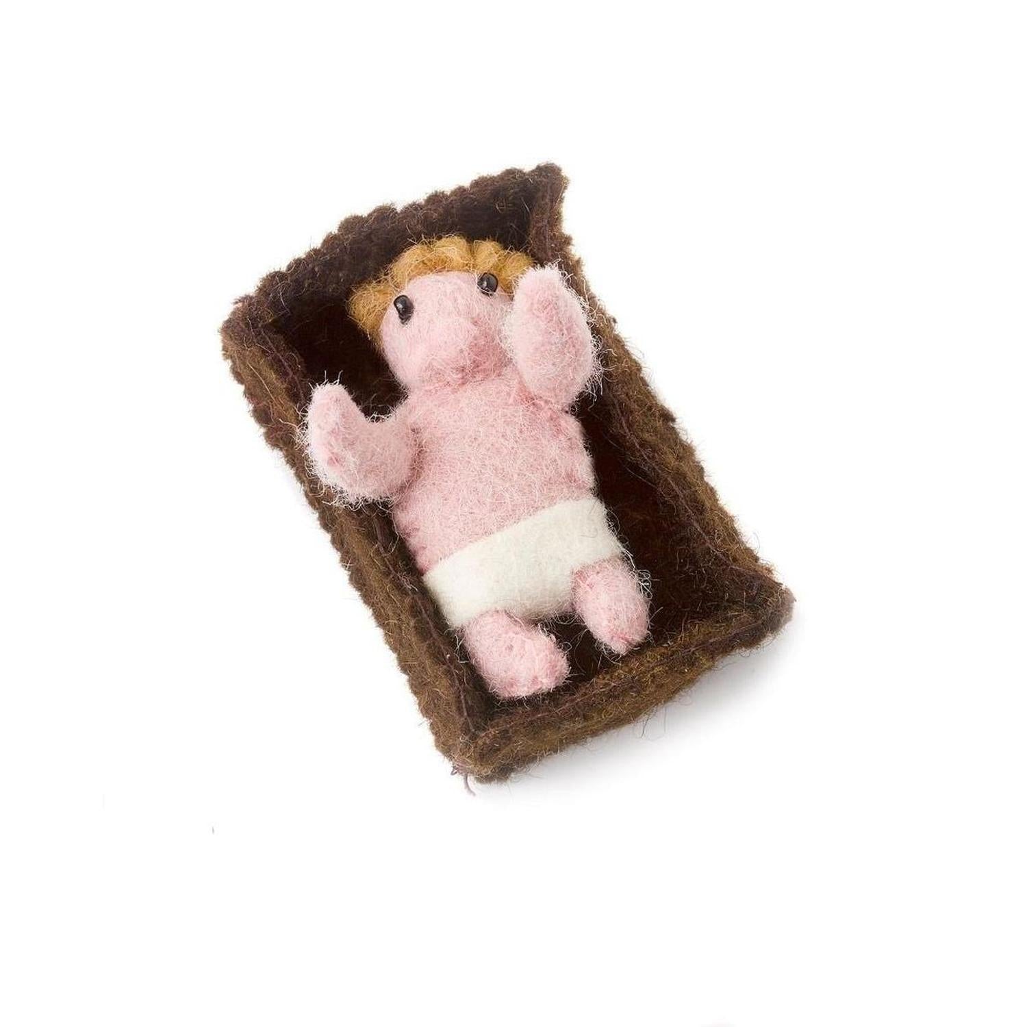 Handmade Nativity Scene Hand Felted Wool Arcadia Home