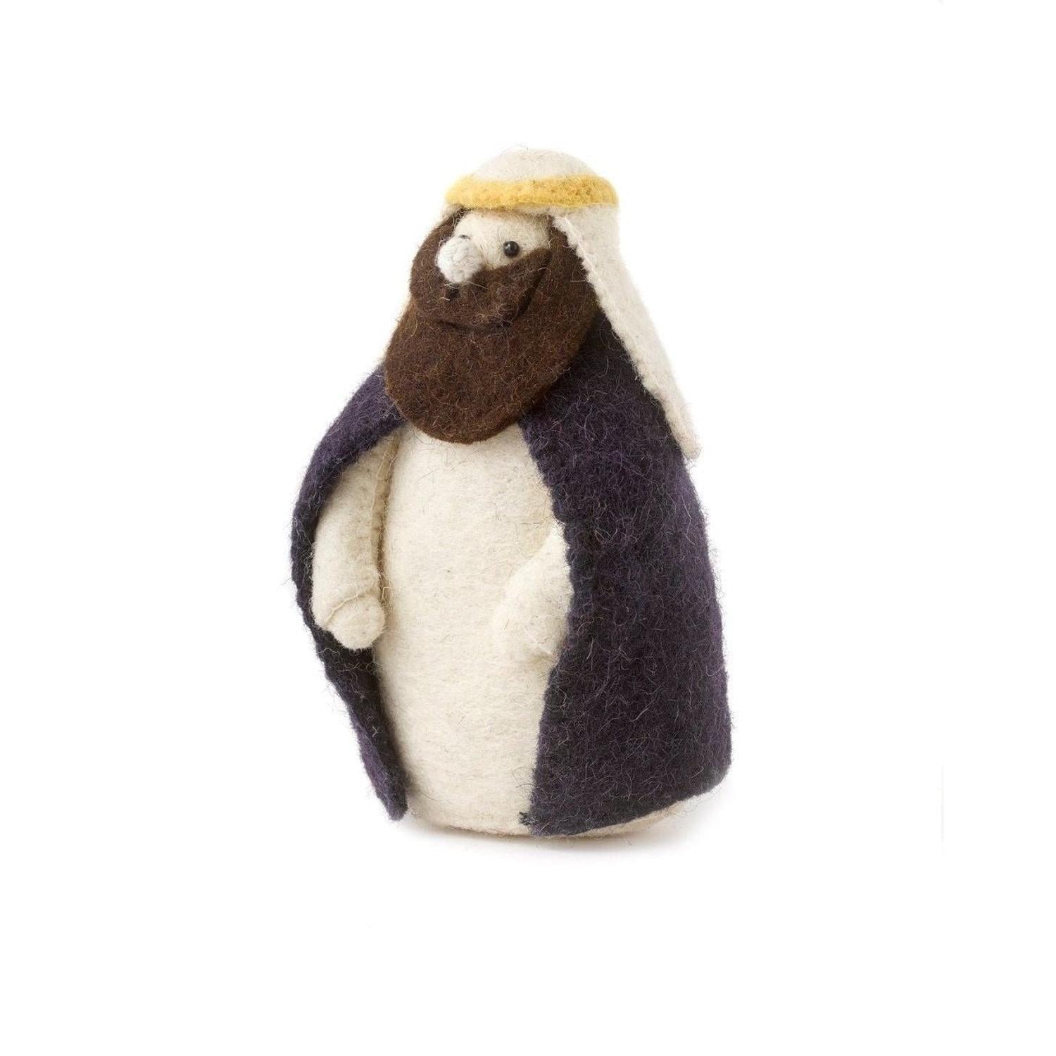 Handmade Nativity Scene Hand Felted Wool Arcadia Home