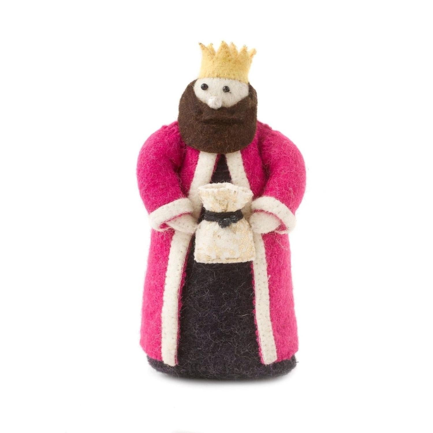 Handmade Nativity Scene Hand Felted Wool Arcadia Home