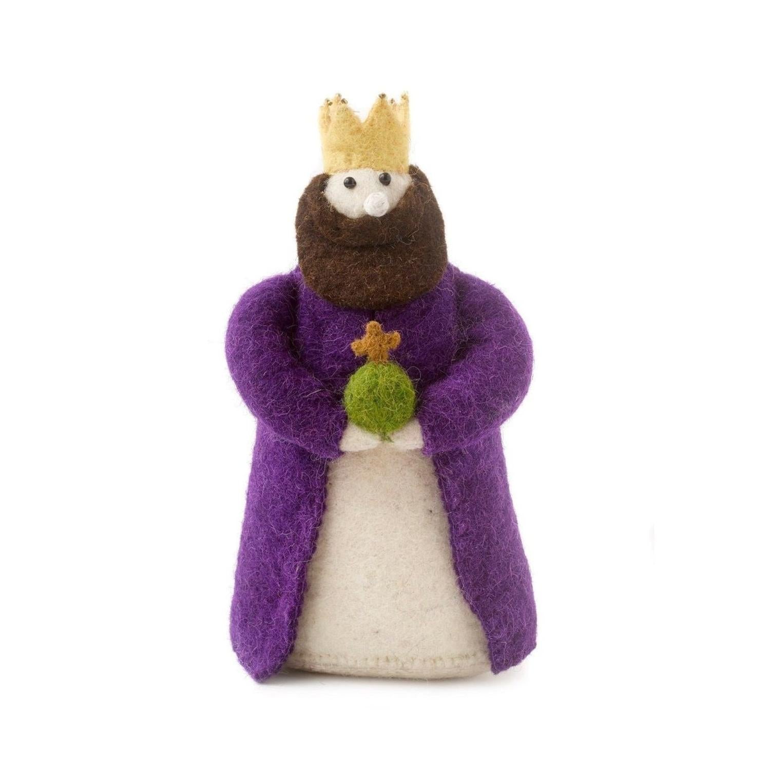 Handmade Nativity Scene Hand Felted Wool Arcadia Home
