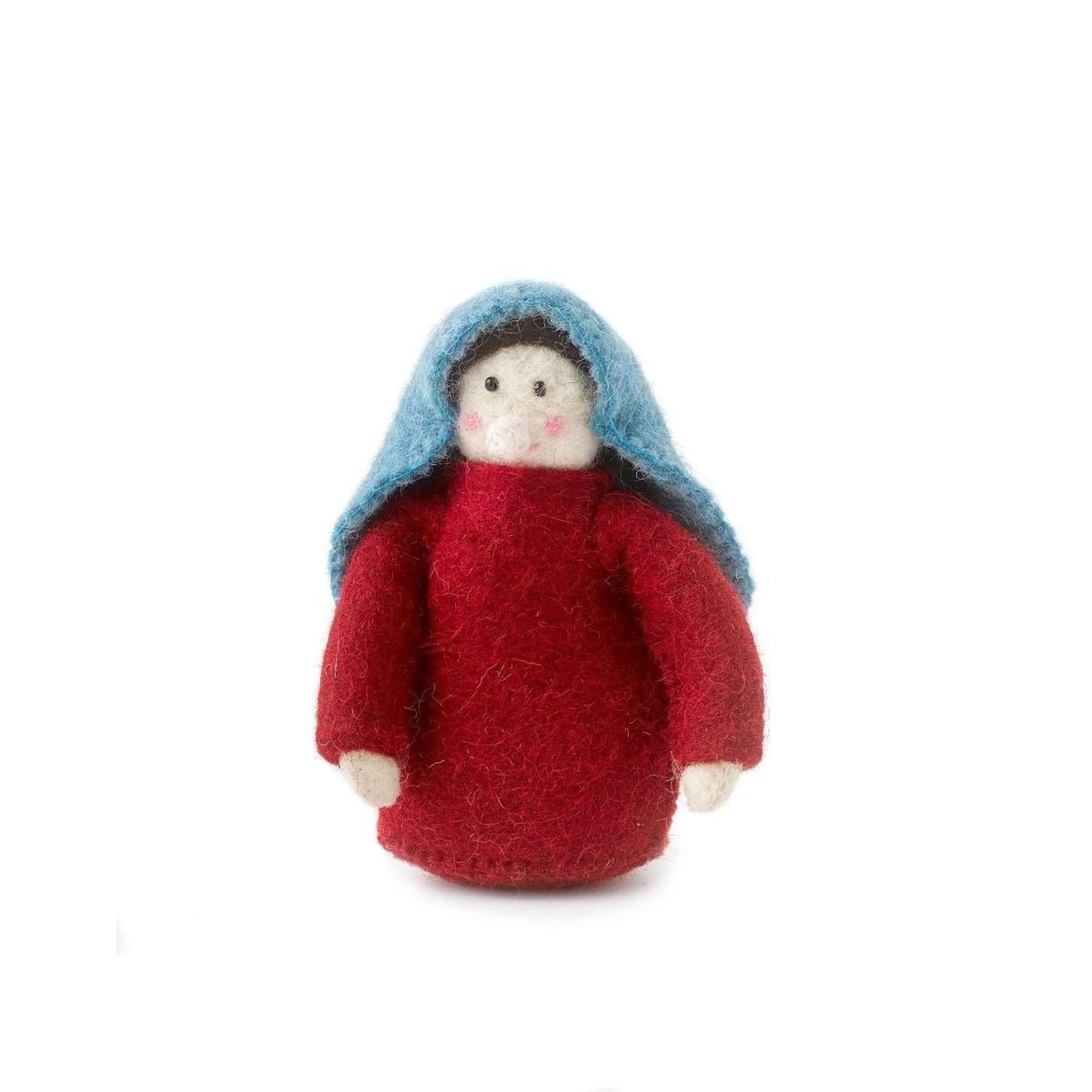 Handmade Nativity Scene Hand Felted Wool Arcadia Home