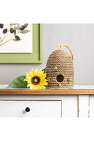 Shop For Hanging Bee Hive Bird House with Rope Accent 8.5"H 85097DS
