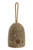 Shop For Hanging Bee Hive Bird House with Rope Accent 8.5"H 85097DS